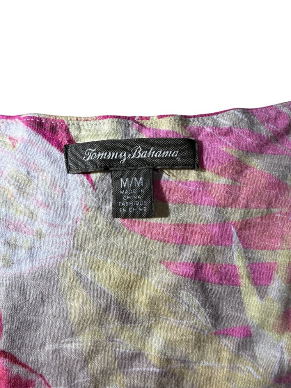 Tommy Bahama 100% cotton floral print sleeveless top - Picture 4 of 7